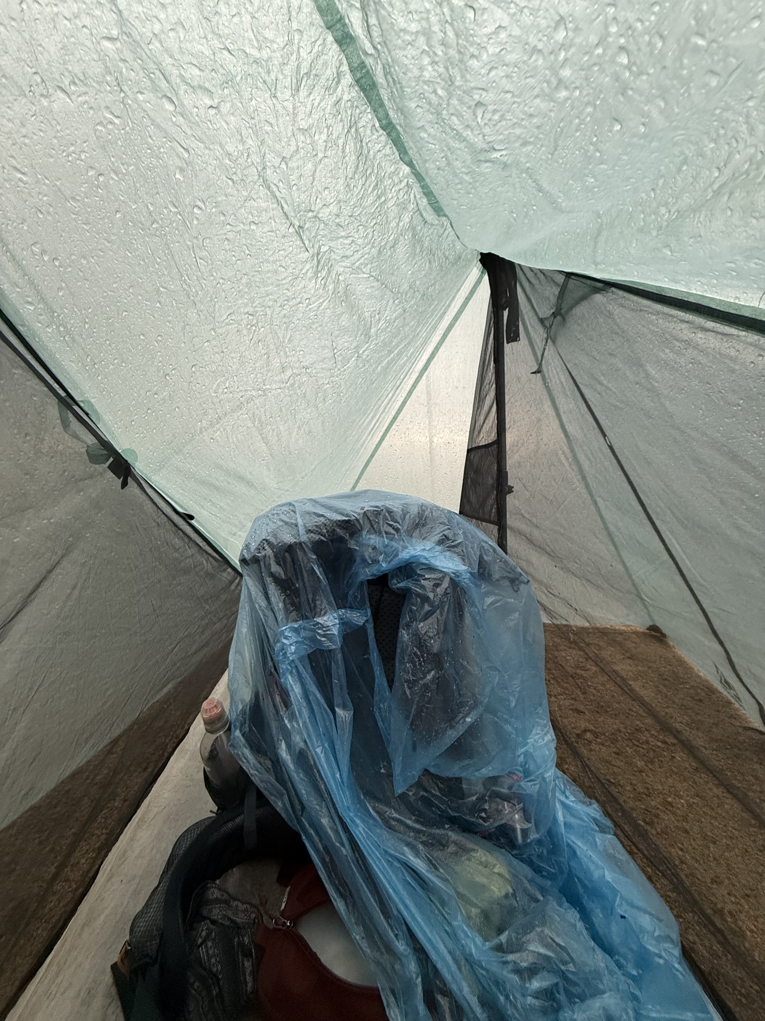 PCT Day 16: Mile 166.6 to Tent site Mile 175.4 (June 3) Rain and Hail